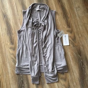 Athleta Gray Mindset Vest NWT